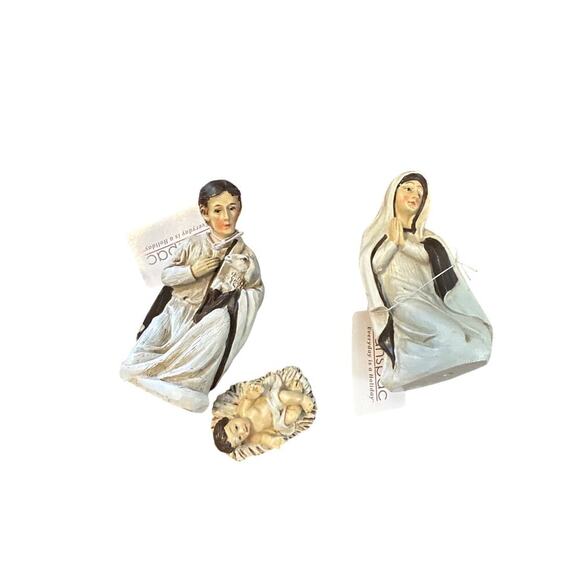 Transpac Resin Nativity Set 7pc Holy Family Wise Men Christmas Figurines - Picture 5 of 5